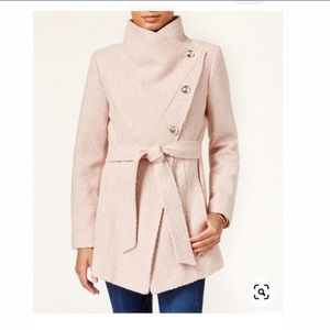 Jessica Simpson Asymmetrical Wrap Coat